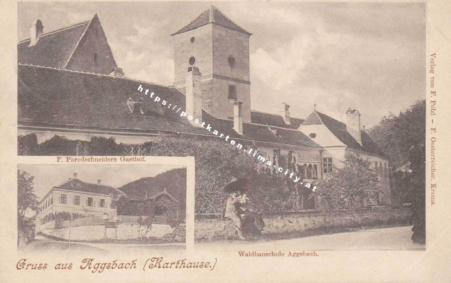 Aggsbach Mehrbildkarte 1898